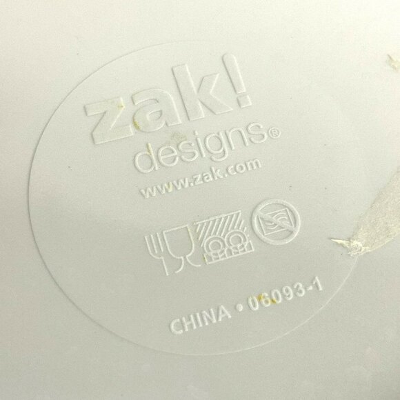 Hello Kitty Divided Plate Zak Designs Pink Plaid Dipping Well Plastic 2011 - Picture 6 of 6